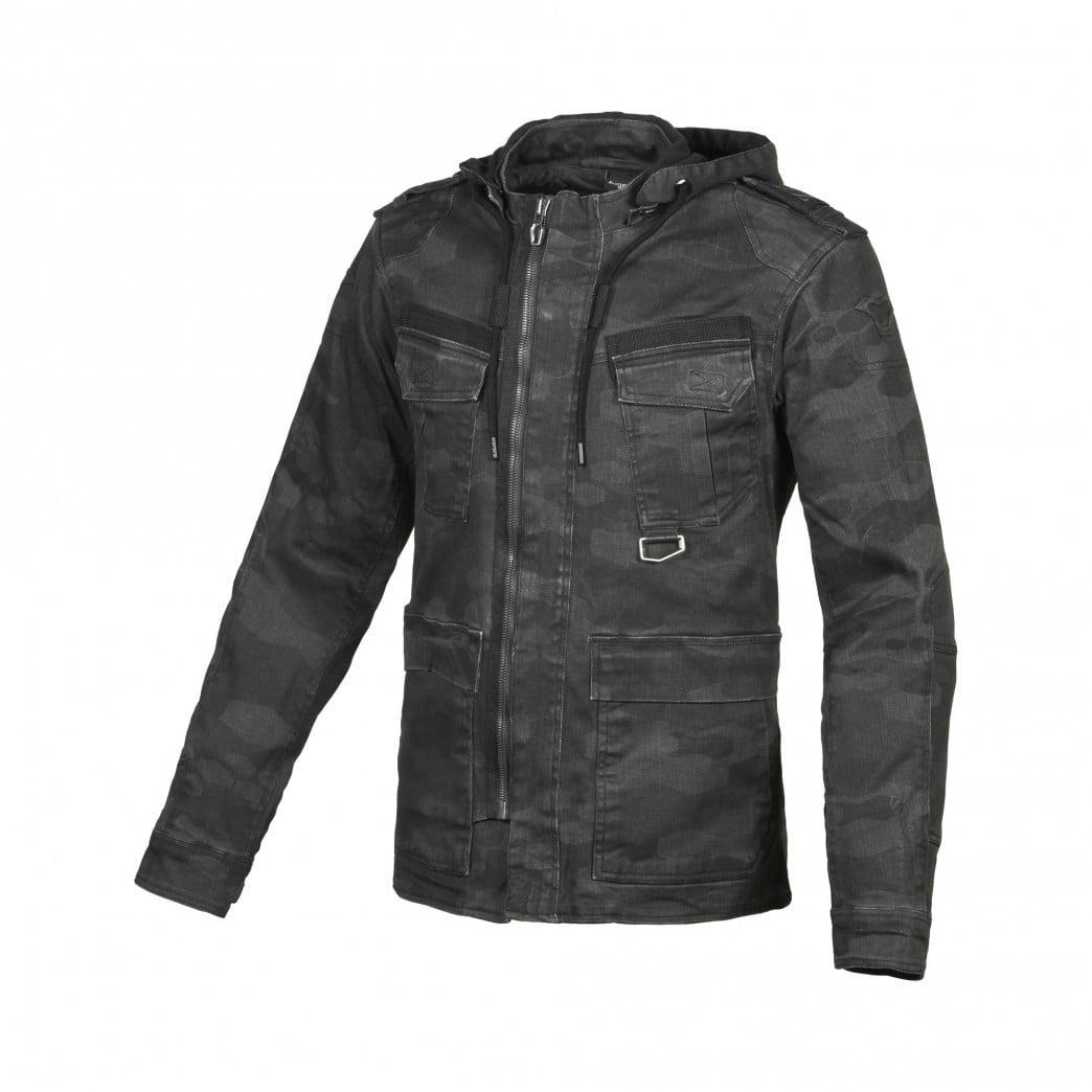 Macna Textile MC bunda Combat Black /Camo