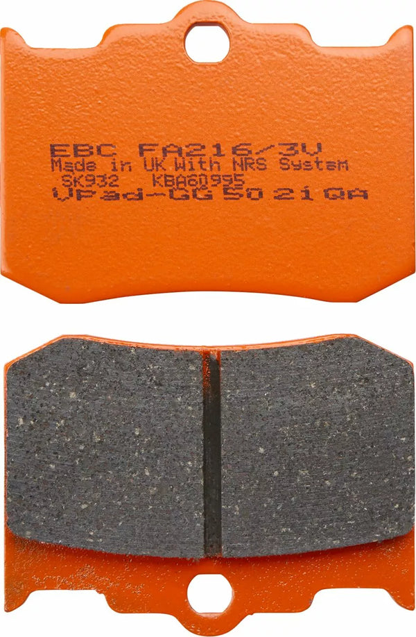 EBC BRZDA PAD VEE SEMISNTRD FA216/3V
