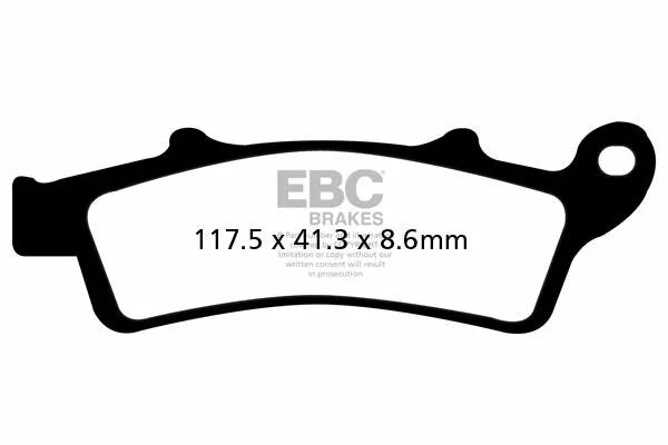 EBC BRAKE PAD CARBON SCOOTER SFAC324
