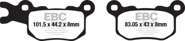 EBC BRAKE PAD CARBON TT DIRT FA685TT