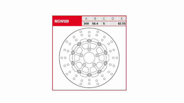 Trw rotor trw msw509