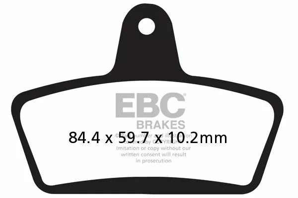 EBC BRAKE PAD FA looks organic FA623