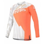 Alpinestars Techstar Factory Metal Jersey White/Orange Fluo/Gold 