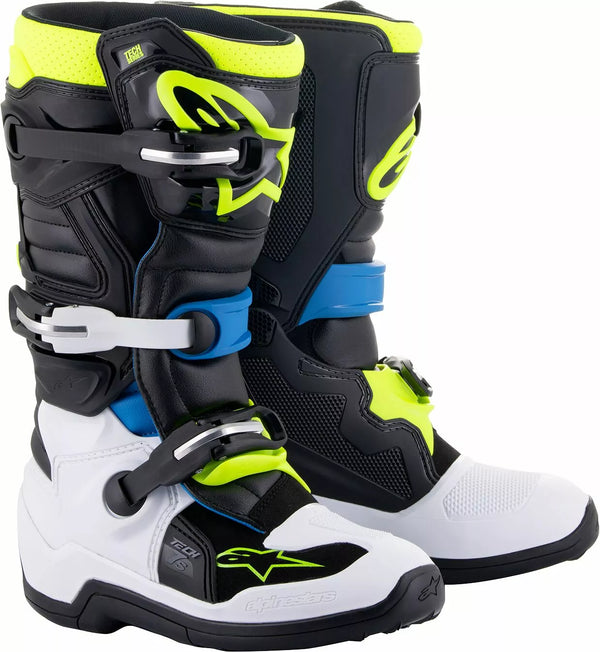 Alpinestars (MX) Boot Tech7s BK/BL/YL 8 2015017-1795-8