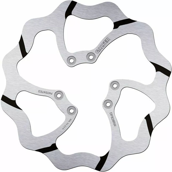Galfer brzdový disk pevná vlna drážkovaná df828rw