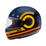 SMK integrál MC Helmet Retro Ranko Blue /Orange