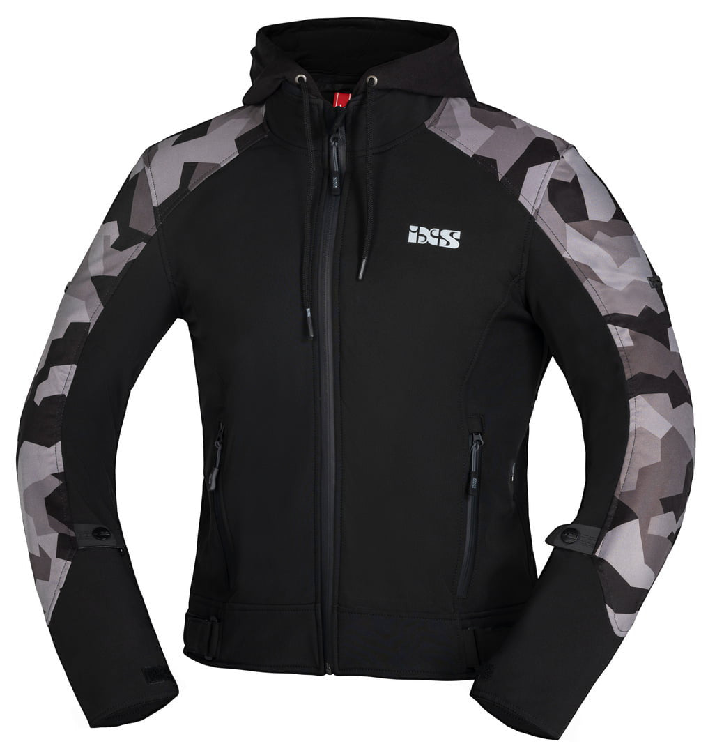 IXS SoftShell MC bunda So Moto Black /Camo