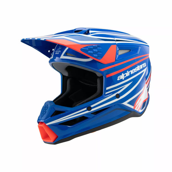 Alpinestars (MX) prilba YTH SM3 WURX Blue/Red/W 8302125-7312-SYLY