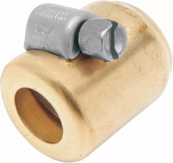 NAMZ CLAMP HADE 3/8 BRASS NHC-N206