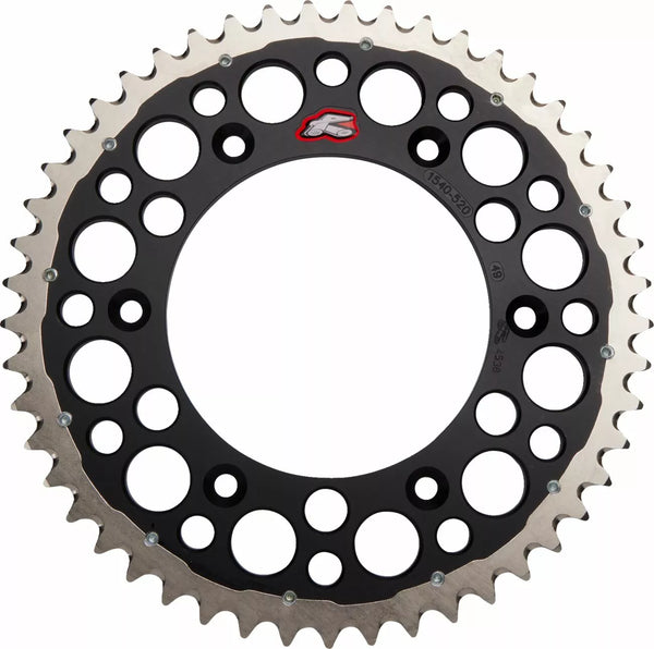 Renthal Sproget R 520 49T BK SC TWIN 1540-520-49GPBK