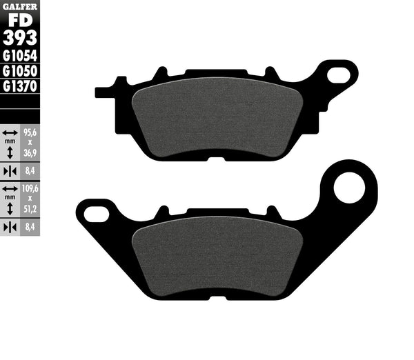 Galfer Brake Pad Semi Metal Scooter FD393G1050