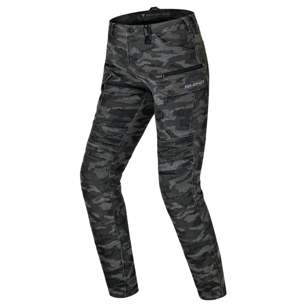 Shima Lady Kevlar Mc-Pants Giro 3.0 Camo