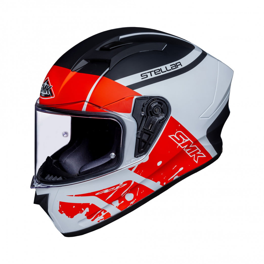 SMK Integral MC Helmet Stellar Squad Black /White