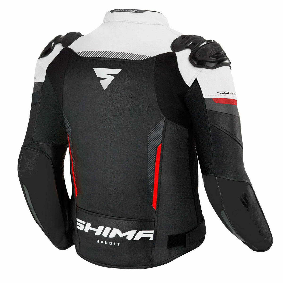 Shima Mc-Leather Bunda Bandit Black /Red /White