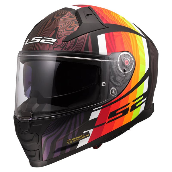 LS2 Integral MC helmet Vector II Freedom Black/Red/Yellow