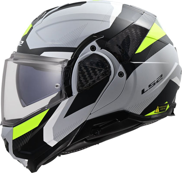 LS2 Openable MC helmet Advant II Triple light gray