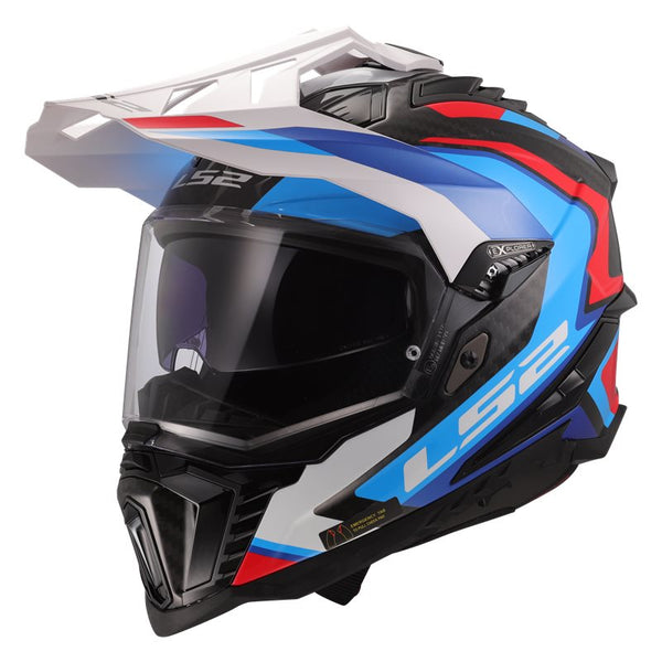 LS2 Adventure MC Helmet Explorer Explorer Carbon Frontier Blue