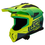 Prilba LS2 MX708 FAST II DUCK Matt Green/Yellow