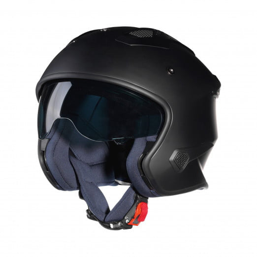 Bayard Open MC Helmet XP-69 S Draco Hybrid Black