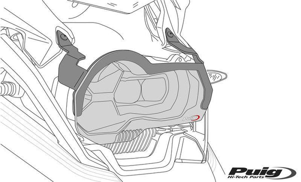 Ochladenie svetlometov BMW R1300GS 23- C/Clear