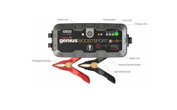 Noco GB20 Booster Booster Genius BOOST SPORT