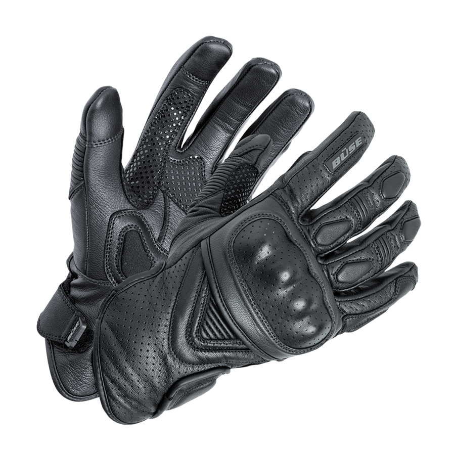 Büse mc-gloves kaviareň Racer Black