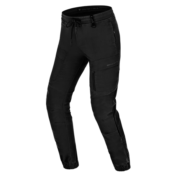 Shima Ladies Kevlar Mc-Pants Joggsy Black