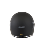 SMK Jet MC Helmet retro sedem čiernych