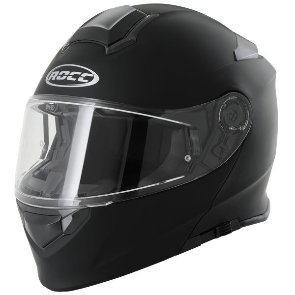 ROCC 830 Openable MC Helm Matt Black