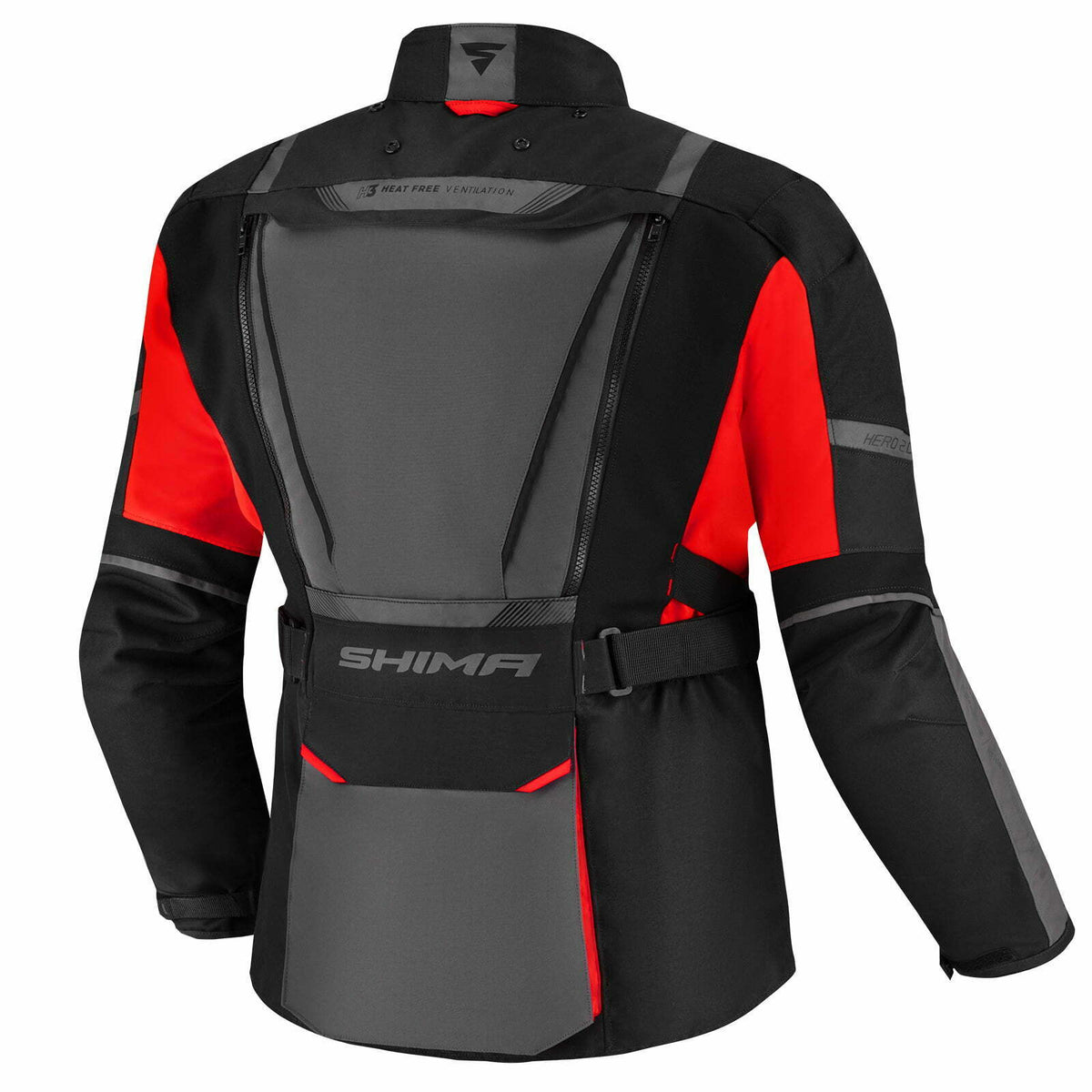 Shima textile mc-jacket hero 2.0 black /red