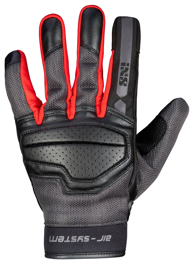 Rukavice IXS MC EVO Air Black /Red