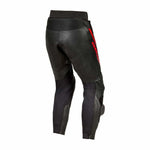 Rebelhorn Mc-Leather Pants Fighter Black /Red