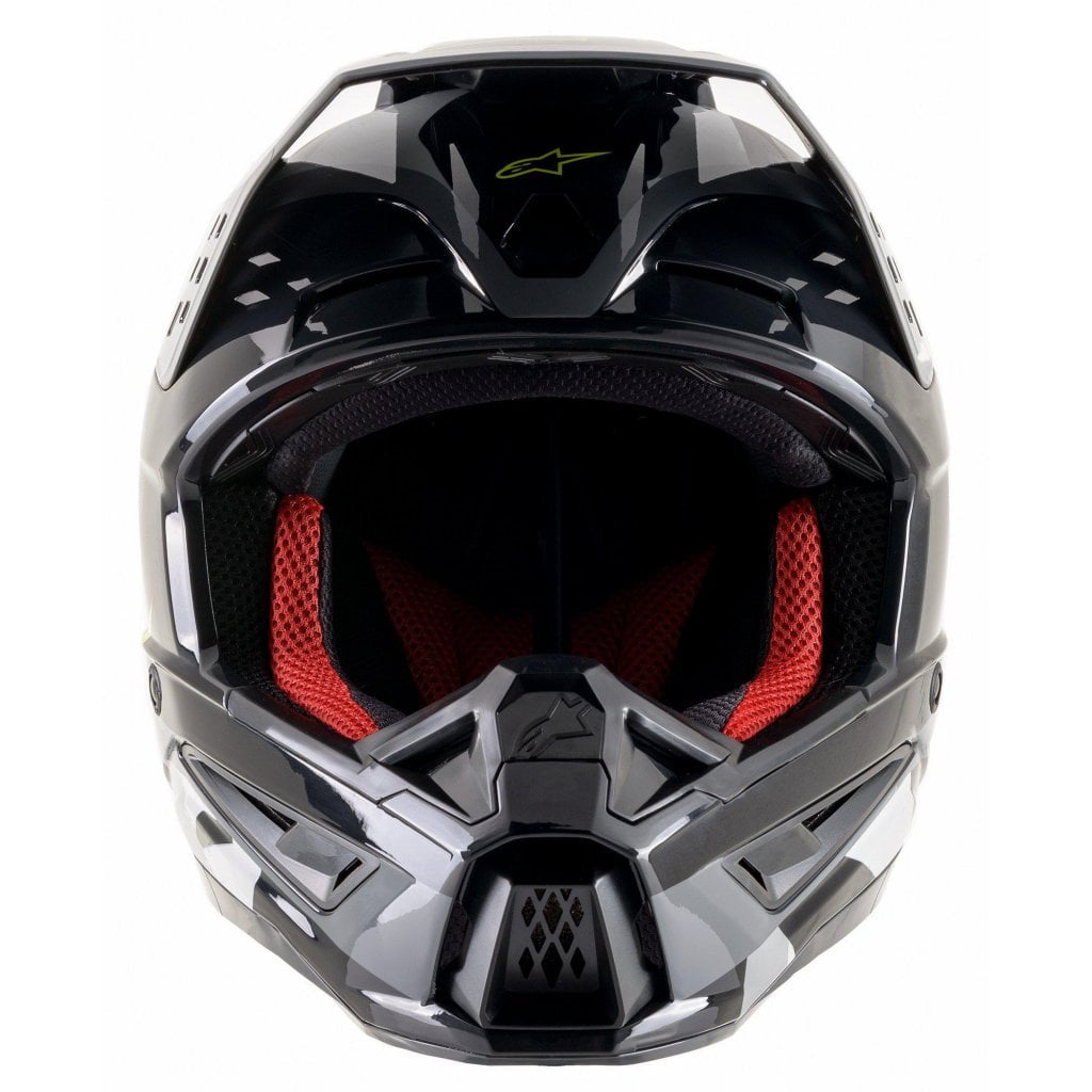 Alpinestars Cross MC Helmet S-M5 Rover Black /Grey /Gulfluo