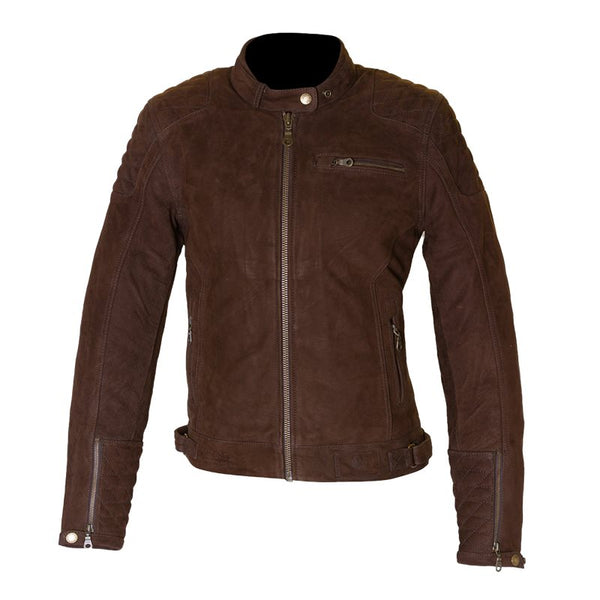 Leather jacket lady Merlin Isla tfl aaa brown