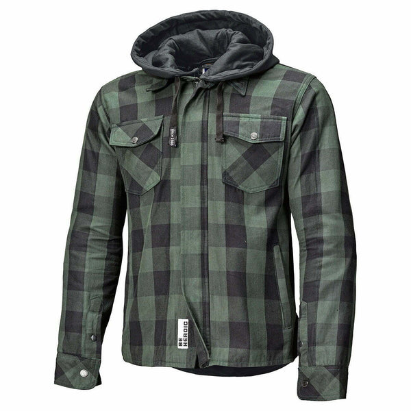 Held Kevlar Mc-Shirt Lumberjack II Black /Green 